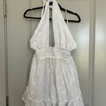 Aerie  White Smocked Halter Dress Photo 1