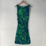 Ralph Lauren Lauren Watercolor Floral Paisley Cowl Neck Ruched Sleeveless Dress Photo 6