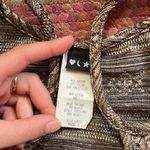 VTG BROWN STRIPE KNIT STRIPE CAMI TANK Size L Photo 4