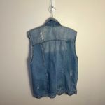 BDG  Women's Cutoff Distressed Denim Jacket Vest Size M Photo 2