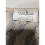 Neiman Marcus  Exclusively Cashmere Animal Print Scoop Neck Bell Sleeve Top Large Photo 4