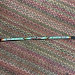 VTG WESTERN BEADED BLACK LEATHER SKINNY BELT Photo 2