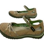 Jambu Cherry Blossom Mary Jane Flat Light Grey/Pastel Green US Women's 6M Photo 1