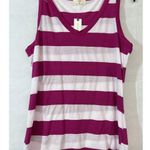 Cloth & Stone New Anthropologie Scoop-Neck Layering Tank Raspberry Pink Large L Photo 0