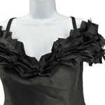 DayMor Couture Vintage Dramatic Black Gown Midi Dress Off Shoulder 6 Photo 1