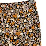 Scotch & Soda  Edie Tailored Wide Leg Drapey Floral Pants Trousers Orange Black Photo 7