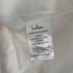 Lulus Meet Me For Tea White Jacquard Bustier Midi Dress Size S Photo 3