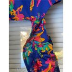 NWT JCrew Floral Tropical Square Neck Midi Dress Blue Size 8 Photo 14