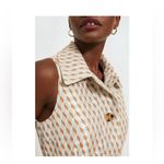 Tuckernuck Ocean Spray Cheyenne Dress Size XXL NWT Geo Print Belted Midi Blue Photo 1