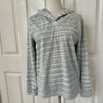 Gap long sleeved space dyed grey striped hoodie Photo 10