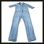 Gap 1969 Women’s Denim Boiler Suit Jumpsuit Chambray Utility Coverall Size S EUC Photo 15