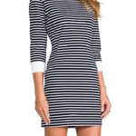 Theory Women's D1124601 Size 4 Blue White Bimini Zamion Dress Striped EUC Photo 10