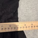 Free People  Whimsigoth Lace Dress Womens 4 Black Gold Sparkle Romantic Fairy Photo 14