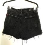 BDG Urban Outfitters Black Girlfriend High Rise Cut Off Jean Shorts Size 29 Photo 4