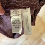 Ann Taylor  Petites EUC Womens Burgundy Maroon Chain Print Belted Sheath Dress 6P Photo 3