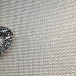 Target Sterling Silver Heart Stud Earrings Premium Cubic Zirconia NWT Photo 0