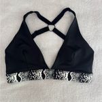 CXIX Creatures Polewear Pole Boa Snakeskin Grippy Triangle Sport Bra Top XS S Black Photo 4