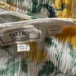 FAT FACE White Yellow Esther Painted Meadow Tie Back Cami Top US 6 Photo 4