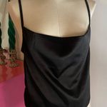 Nasty Gal Black Silk Top Photo 0