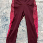 Lululemon Dark Adobe / Blush Berry / Violet Red Colour Me Ombre Crop *21" Size 4 Photo 0
