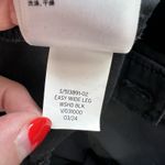 Gap M Medium High Rise Easy Wide Leg Khakis Pants Black Elastic Waist Utility Photo 8