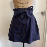 Lush Clothing Navy Lush double breasted mini skirt - size S Photo 0