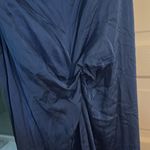 Aerie  Vibrant Blue Maxi Dress with Knotted Side Detail Photo 1
