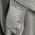 Black Short Sleeve Ruffle Sheath Dress Women Size 10 Career Office Funeral Photo 4