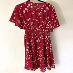 SheIn  Red Floral Mini Dress Photo 3