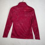 The North Face  Pullover Womens Small Pink Fleece Quarter Zip Speckled Hiking Photo 2