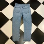 AGOLDE  Swerve Toni Mid Rise Light Wash Blue Jeans Side Stripe Premium Denim 31 Photo 12