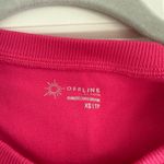 Aerie  Offline Pink Cropped Short Sleeve Workout Top Photo 2