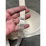 Cacique  Simply Wire Free T-shirt Bra, cream with gold stripes and lace, 42DD Photo 13