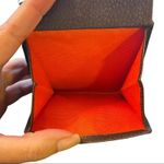 BVLGARI  Brown Bifold Classic Snap Wallet Authentic Photo 5