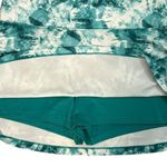 PRINCE Tennis Skort Womens Large Green Tie Dye Print Athleisure Tenniscore White Photo 4