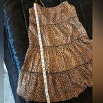 SheIn Cheetah Print Layered Ruffle Mini Dress Size Small Photo 6