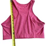 Outdoor Voices Women’s M Athena Crop Top Berry Pink Heather High Neck Sport Bra Photo 5