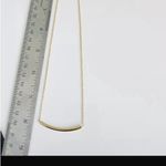 Anthropologie 18K Curved Bar Necklace Photo 4