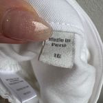 Garnet Hill  Size 16 Pants Crop Capri White Straight Leg Mid Rise Women’s Cotton Photo 5