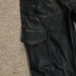 ZARA faux leather jogger fit pants. S Photo 7