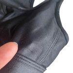 Koral  faux leather racerback mesh sports bra size S‎ Photo 6