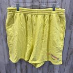 Daydreamer New! Hi-Frequency BF Boyfriend Sweat Shorts in Citron Yellow Size 1X Photo 1