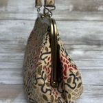 American Vintage VTG Purse Handbag Fabric Upholstered Framed Floral Whimsical Retro Classy MCM Photo 3