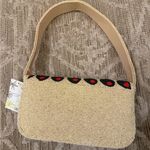 NWT Olive Olives Beaded Shoulder Bag Green Red Nude Beige America & Beyond Tan Photo 3