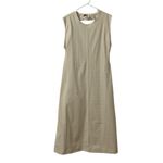 Free People Beach Beige Midi Cotton Dress(Size Medium) Photo 2
