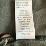 Fortune + Ivy  Olive Green Button-Down Tie-Front Top Size Medium Photo 7