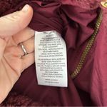 Pendleton Burgundy Full Zip High Neck Sherpa Jacket S Photo 5