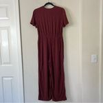 Rails Rust Spotted Jet V Neck Wide Leg Jumpsuit Size Small Photo 8