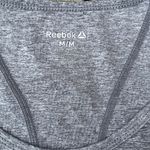Reebok  Athletic Shirt Lightweight Long Sleeve Heather Gray Photo 7