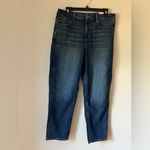 American Eagle Curvy Mom Jeans Size 10/30W Short NWT Dark Wash Stretch Denim Photo 3